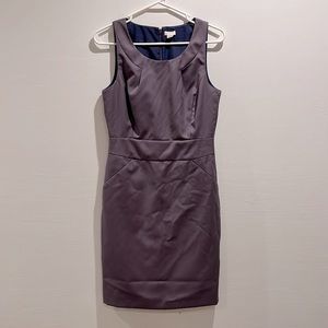 J. Crew lilac wool blend dress